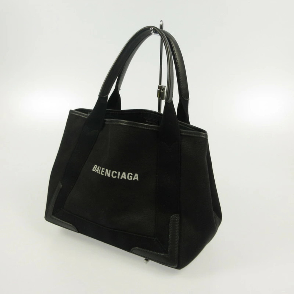 Balenciaga Navy Blue CABAS Tote Bag